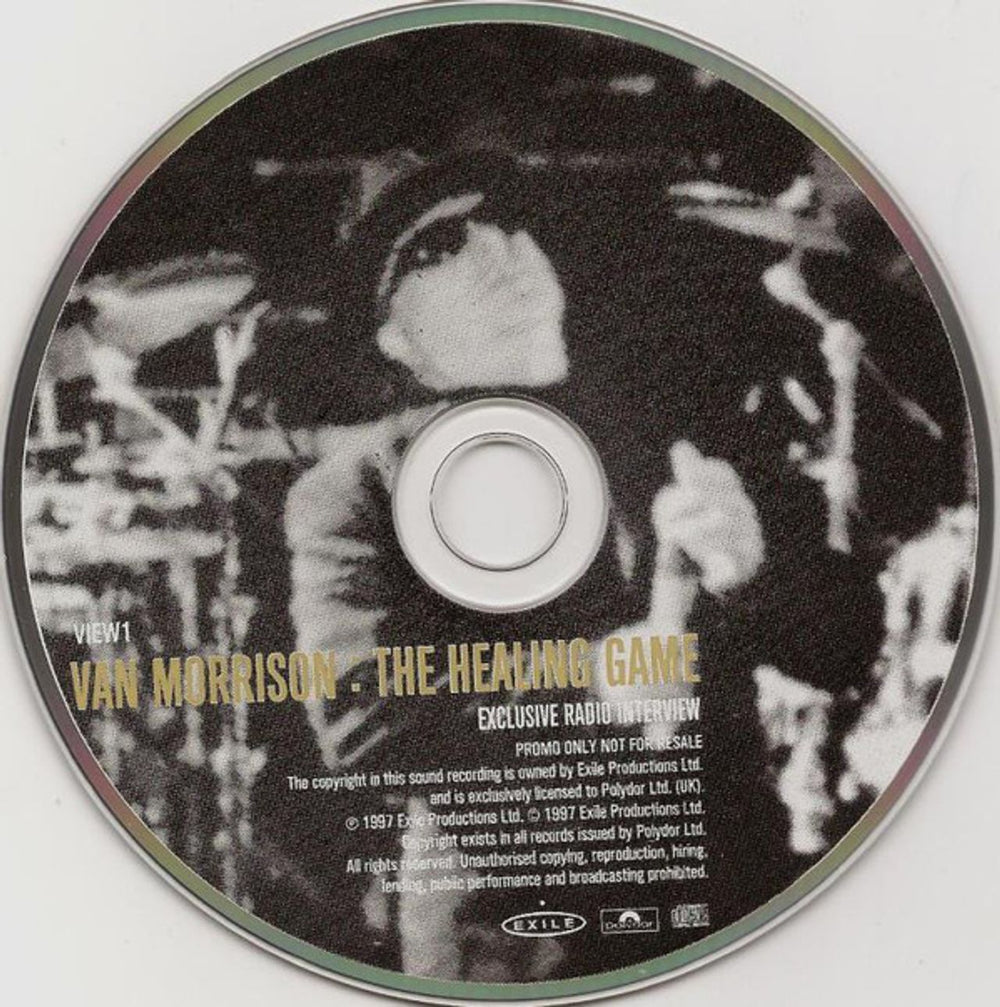 Van Morrison The Healing Game Exclusive Radio Interview UK Promo 2 CD album set (Double CD) VMO2CTH126161