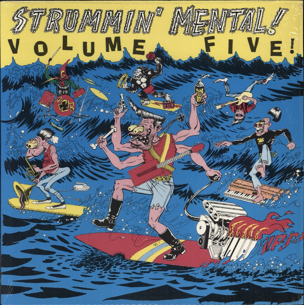 Various-50s/Rock & Roll/Rockabilly Strummin' Mental! Volume Five! UK vinyl LP album (LP record) LR5