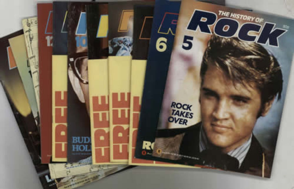 Various-50s/Rock & Roll/Rockabilly The History Of Rock - 12 Issues UK magazine 50VMATH614857