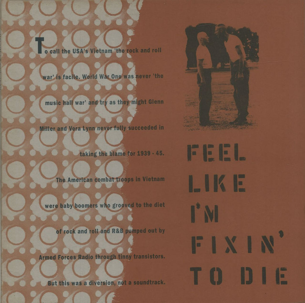 Various-60s & 70s Feel Like I'm Fixin' To Die UK vinyl LP album (LP record) NAM1