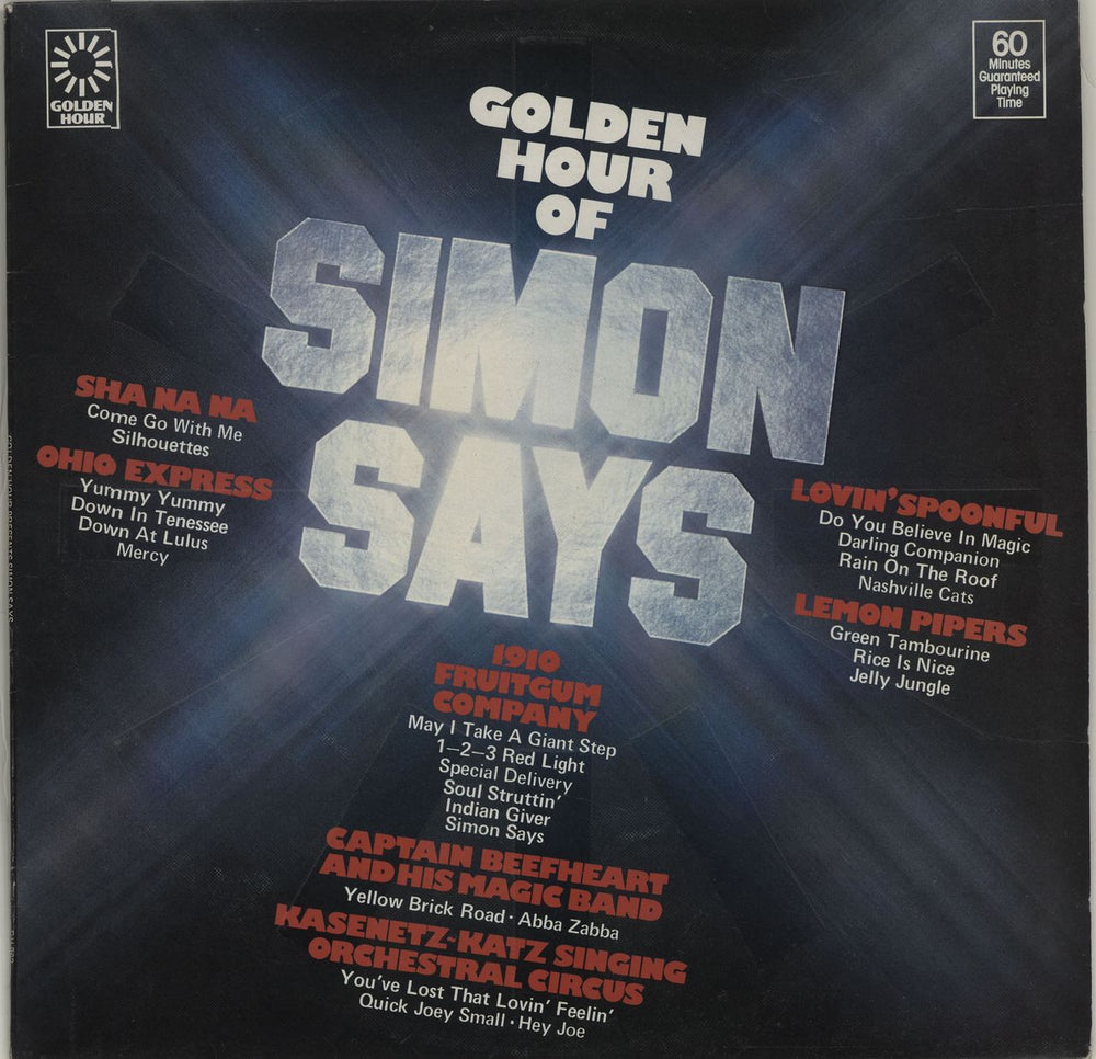 Various-60s & 70s Golden Hour Of Simon Says UK vinyl LP album (LP record) GH862