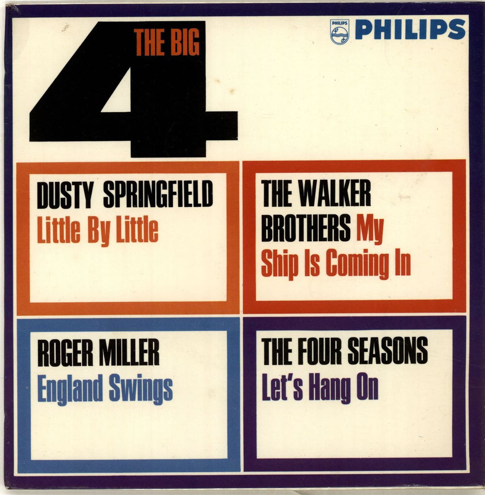 Various-60s & 70s The Big Four - 3 Prong UK 7" vinyl single (7 inch record / 45) BE12593