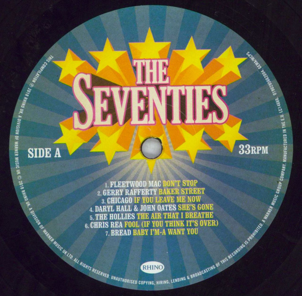 Various-60s & 70s The Seventies UK 2-LP vinyl record set (Double LP Album) SVA2LTH819217