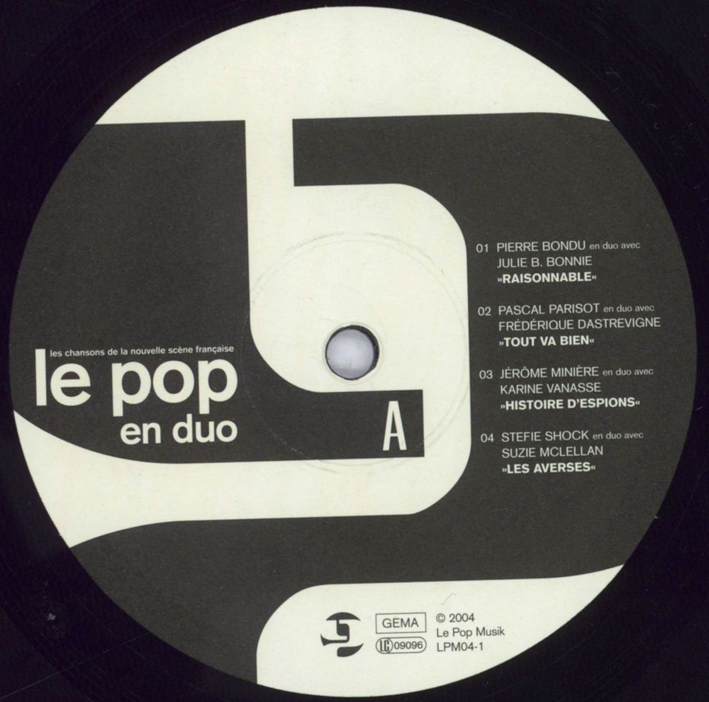 Various Artists Le Pop En Duo (Les Chansons De La Nouvelle Scène Française) German 2-LP vinyl record set (Double LP Album) VAR2LLE829706