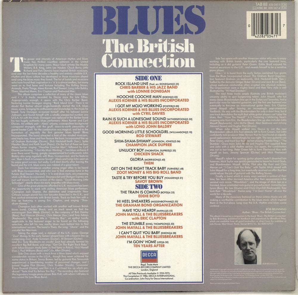 Various-Blues & Gospel Blues - The British Connection UK vinyl LP album (LP record) 042282034717