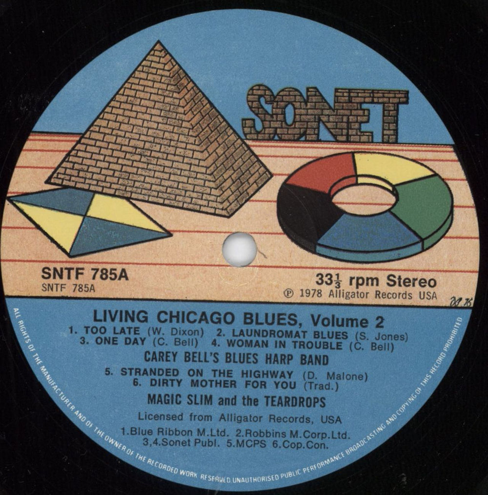 Various-Blues & Gospel Living Chicago Blues Volume 2 UK vinyl LP album (LP record) V-BLPLI792594