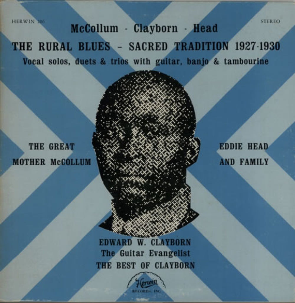 Various-Blues & Gospel The Rural Blues - Sacred Tradition 1927-1939 US vinyl LP album (LP record) H-206