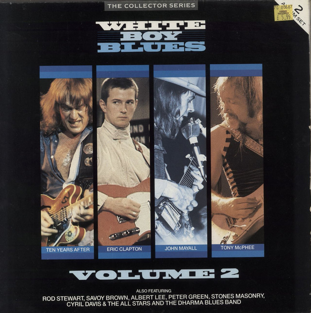 Various-Blues & Gospel White Boy Blues - Volume 2 UK 2-LP vinyl record set (Double LP Album) CCSLP142