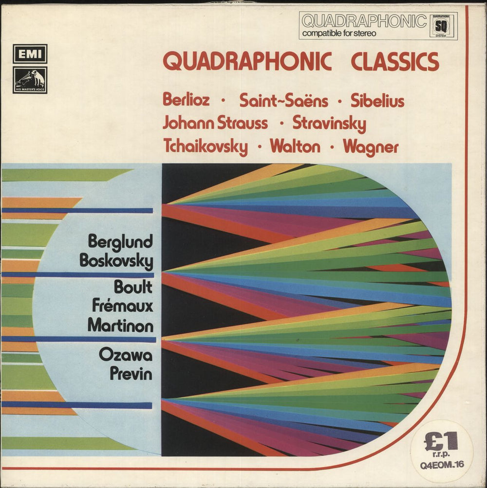 Various-Classical & Orchestral Quadraphonic Classics UK vinyl LP album (LP record) Q4EOM16