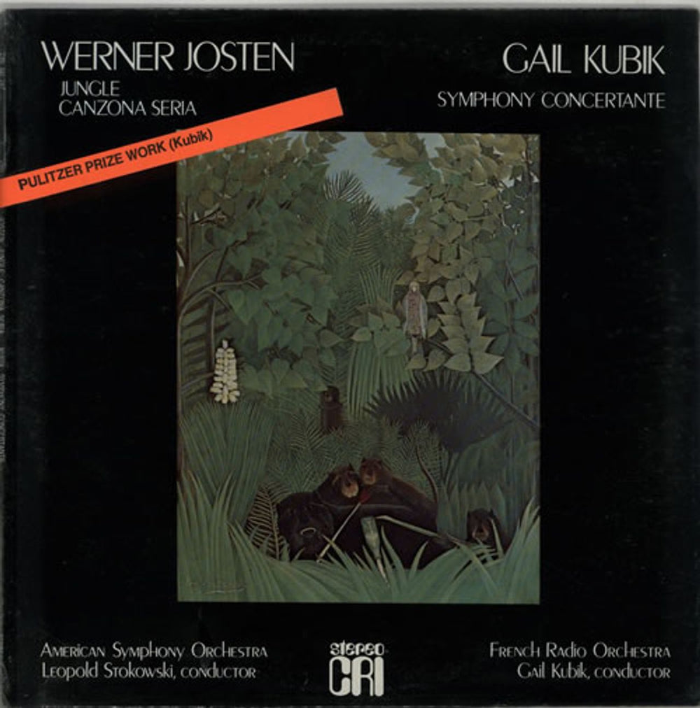 Various-Classical & Orchestral Werner Josten: Jungle & Canzona Seria / Gail Kubik: Symphony Concertante - Sealed US vinyl LP album (LP record) CRISD267
