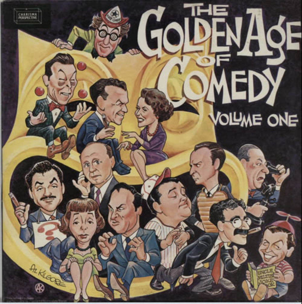 Various-Comedy The Golden Age Of Comedy UK 2-LP vinyl record set (Double LP Album) DCS11