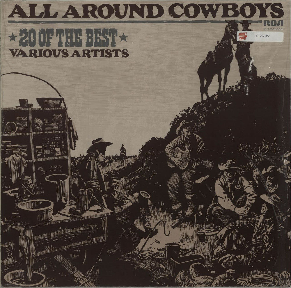 Various-Country All Around Cowboys - 20 Of The Best German vinyl LP album (LP record) NL89416