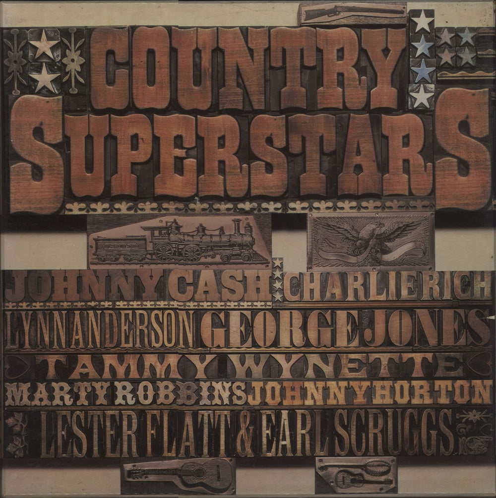 Various-Country Country Superstars UK Vinyl Box Set GCUN-8A