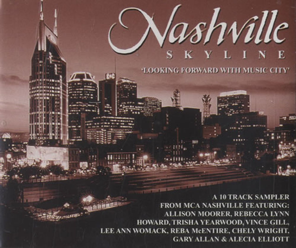Various-Country Nashville Skyline UK Promo CD album (CDLP) NASHCD1