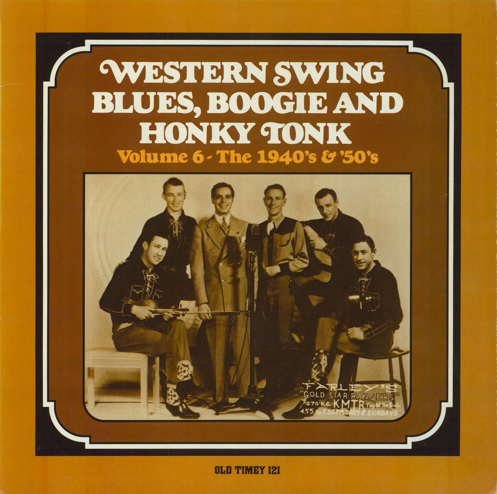 Various-Country Western Swing - Blues, Boogie And Honky Tonk: Volume 6 - The 1940's & '50's US vinyl LP album (LP record) OT121