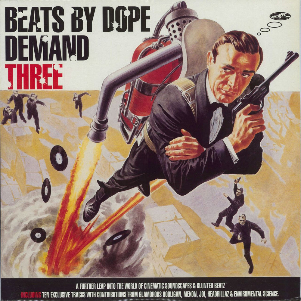 Various-Dance Beats By Dope Demand Three UK 3-LP vinyl record set (Triple LP Album) KICKLP46