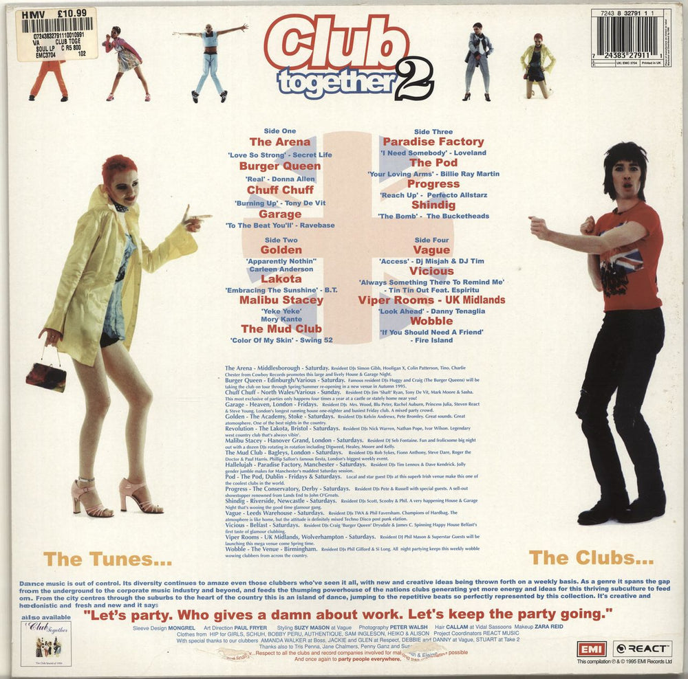 Various-Dance Club Together 2 UK 2-LP vinyl record set (Double LP Album) 724383279111