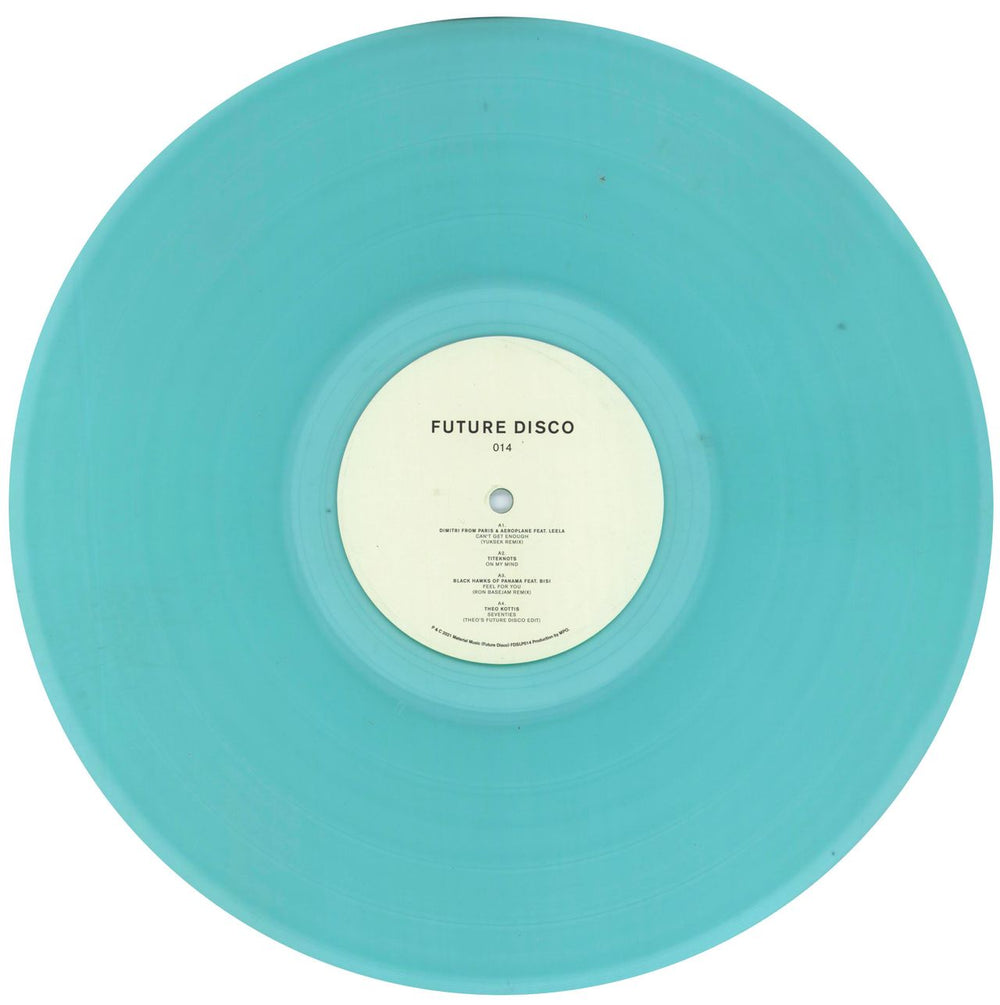 Various-Dance Future Disco 014: Dance Club - Aqua Blue Vinyl + Shrink UK 2-LP vinyl record set (Double LP Album) D.V2LFU793805