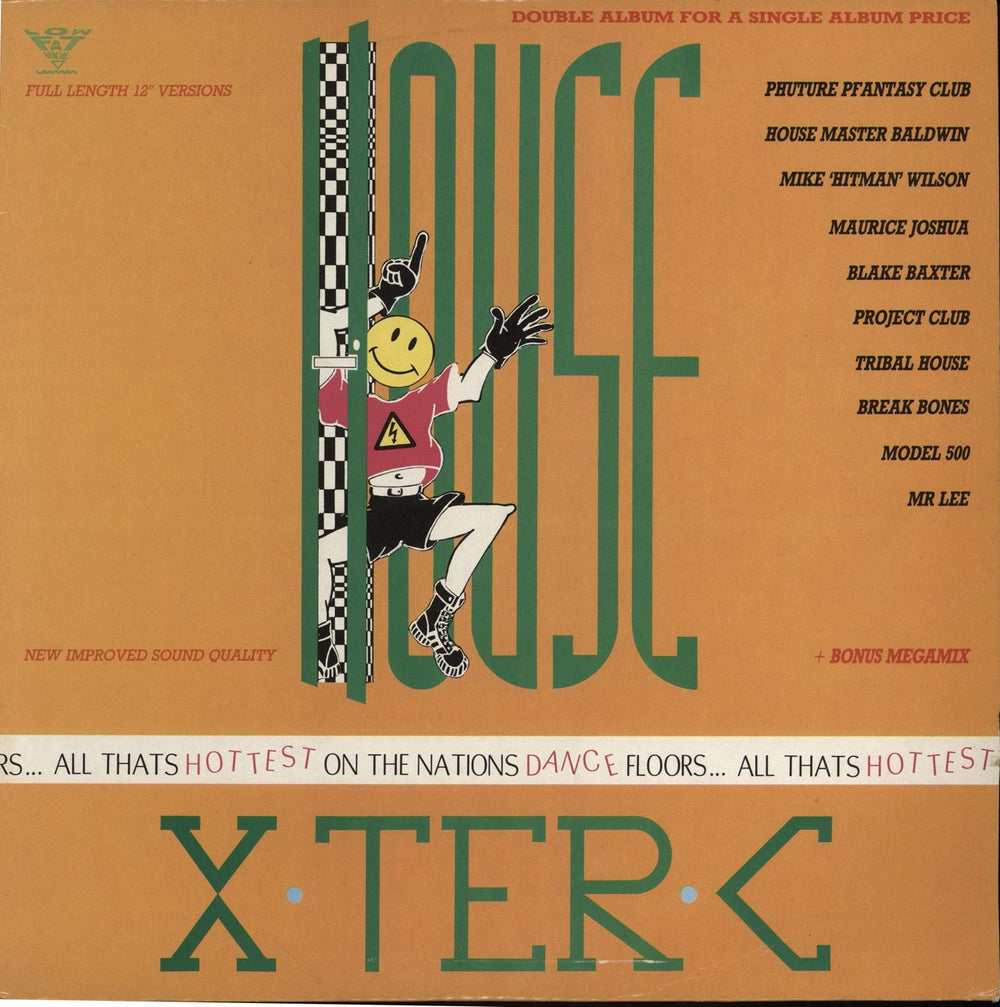 Various-Dance House X-Ter-C UK 2-LP vinyl record set (Double LP Album) XTER1