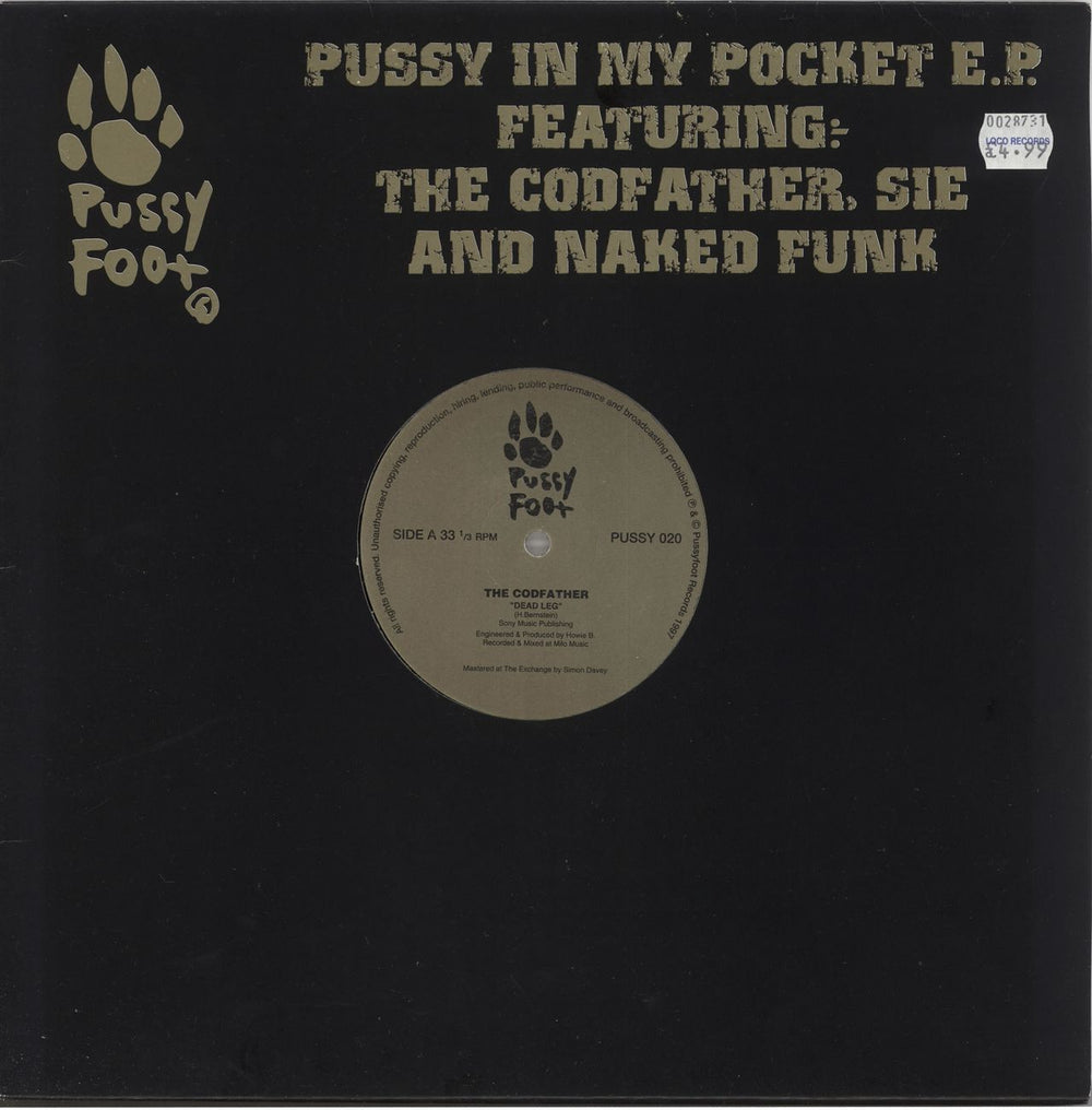 Various-Dance Pussy In My Pocket E.P. UK 12" vinyl single (12 inch record / Maxi-single) PUSSY020