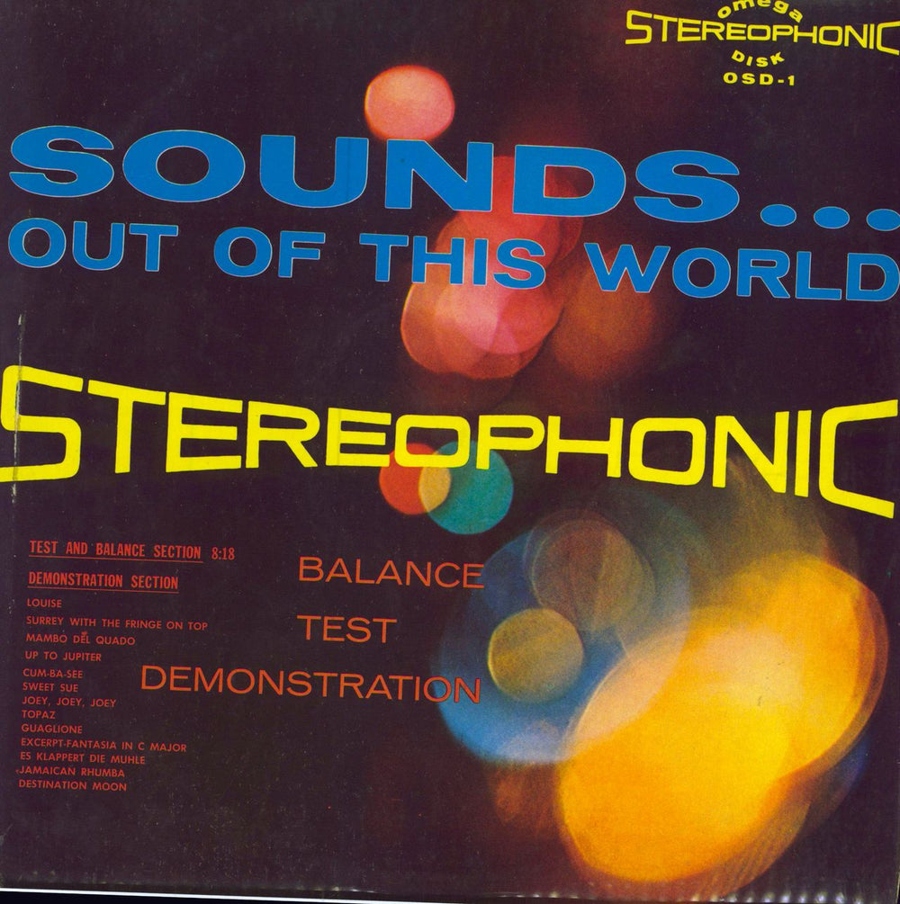 Various-Educational, Informational & Historical Sounds... Out Of This World UK vinyl LP album (LP record) OSD-1