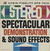 Various-Educational, Informational & Historical Stereo Spectacular: Demonstration & Sound Effects US vinyl LP album (LP record) DFS7013
