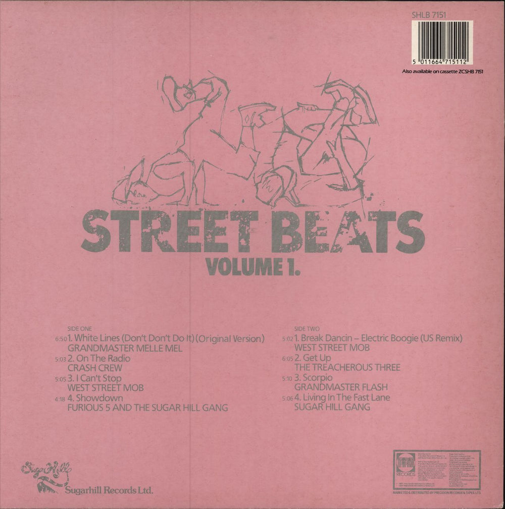 Various-Hip Hop & Rap Street Beats Volume 1 UK vinyl LP album (LP record)