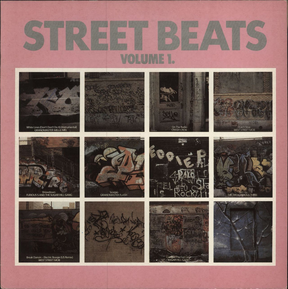 Various-Hip Hop & Rap Street Beats Volume 1 UK vinyl LP album (LP record) SHLB7151