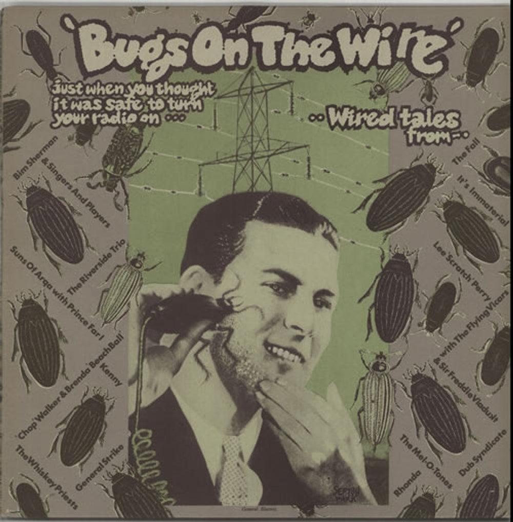 Various-Indie Bugs On The Wire UK vinyl LP album (LP record) SAW3