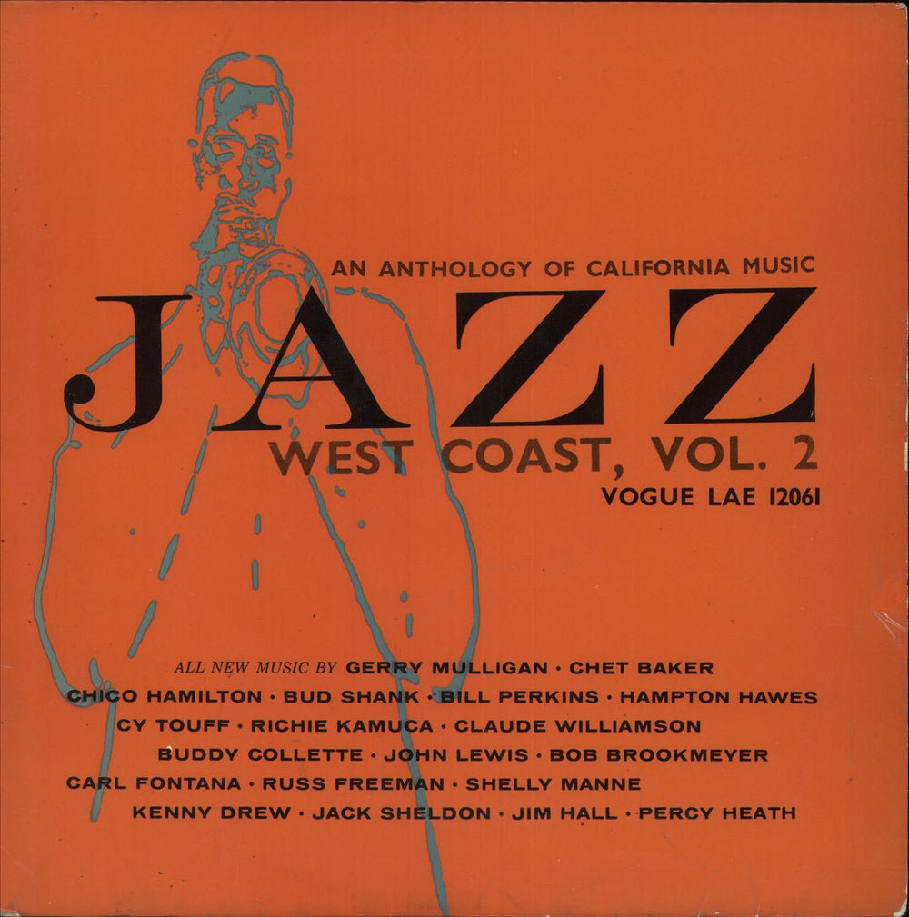 Various-Jazz An Anthology Of California Music - Jazz West Coast, Vol. 2 UK vinyl LP album (LP record) LAE12061