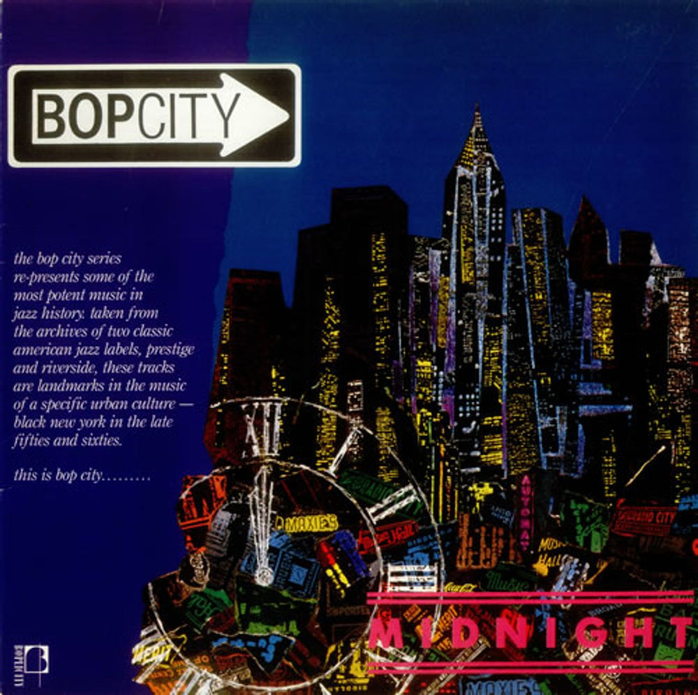 Various-Jazz Bopcity: Midnight / Straight Ahead UK 2-LP vinyl record set (Double LP Album) BOPM9/10