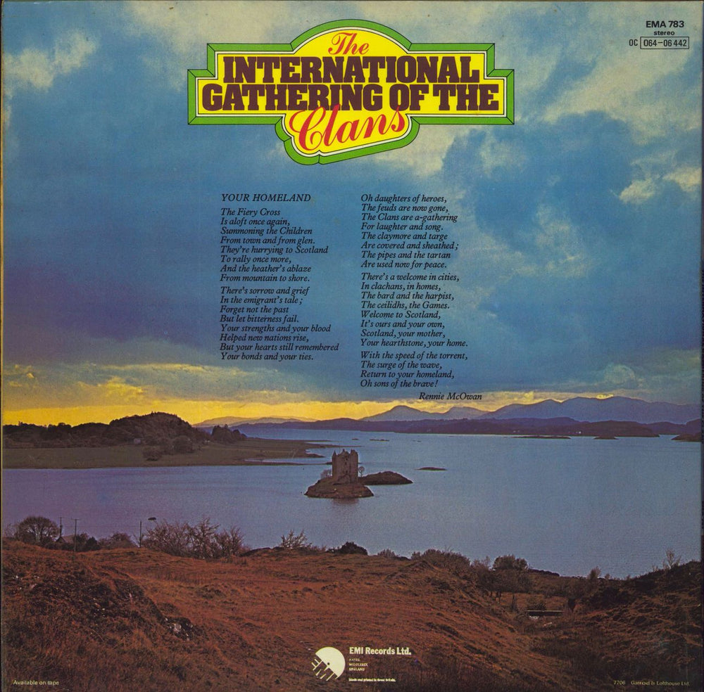 Various-Military Bands The International Gathering Of The Clans UK vinyl LP album (LP record)