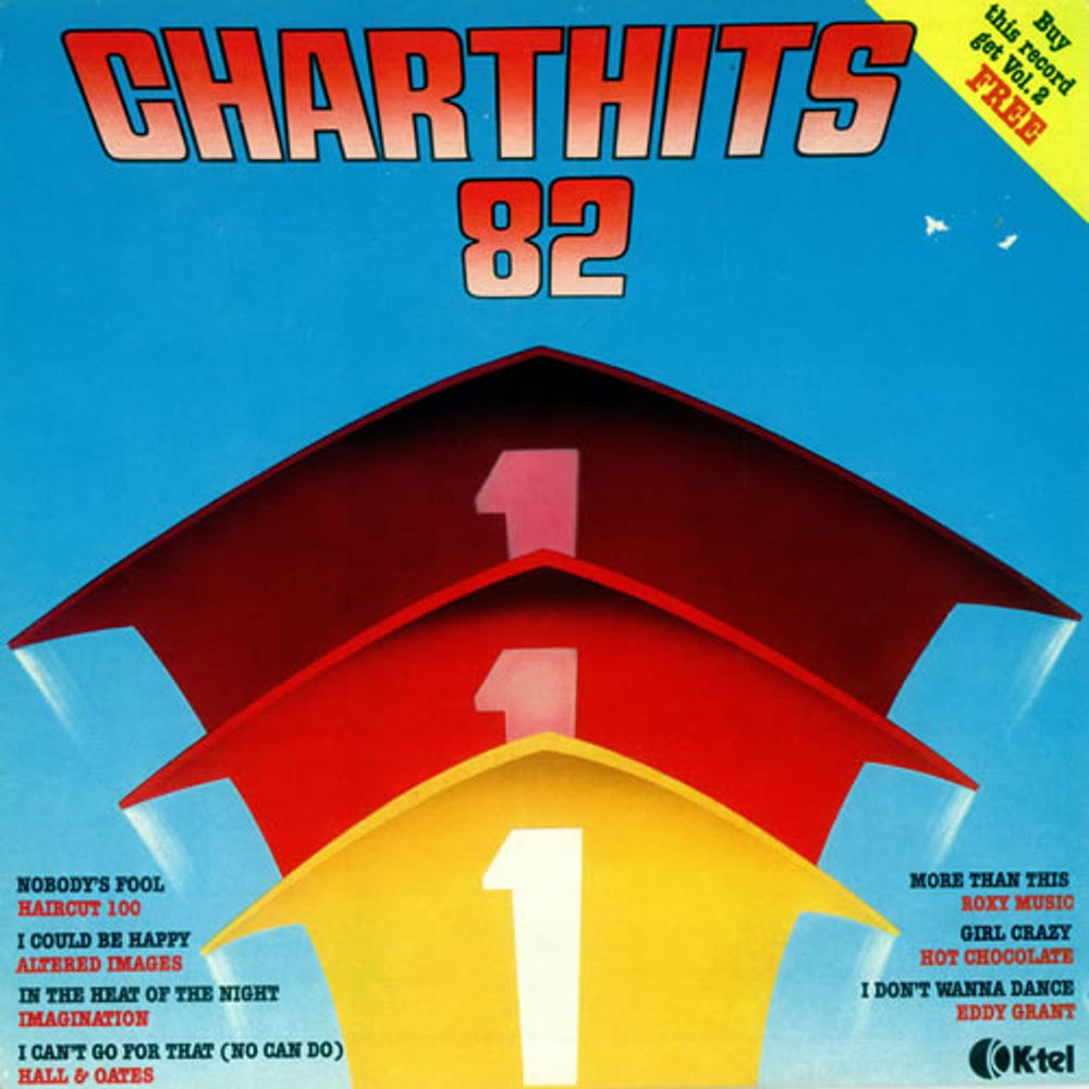 Various-Pop Charthits 82 - Vols 1 & 2 UK 2-LP vinyl record set (Double LP Album) NE1195