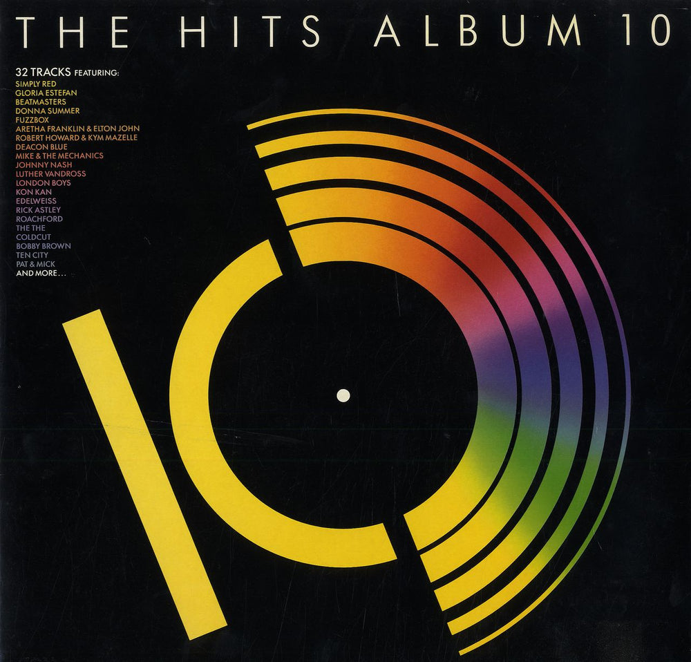 Various-Pop The Hits Album 10 UK 2-LP vinyl record set (Double LP Album) HITS10