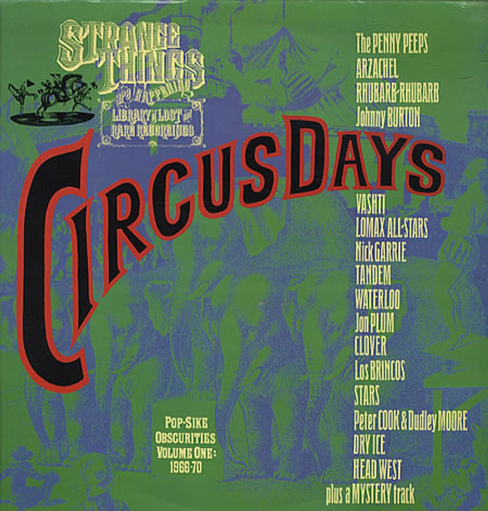 Various-Prog & Psych Circus Days - Volume One UK vinyl LP album (LP record) STZ5001