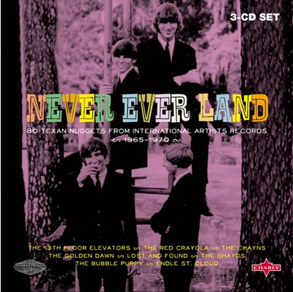 Various-Prog & Psych Never Ever Land UK 3-CD album set (Triple CD) SNAJ735CD