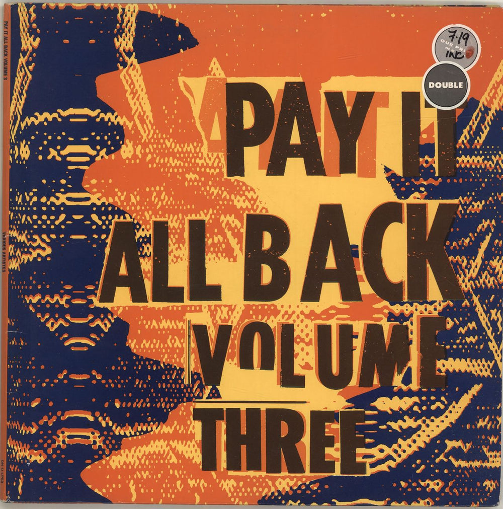 Various-Reggae & Ska Pay It All Back Volume Three UK 2-LP vinyl record set (Double LP Album) ON-ULP53