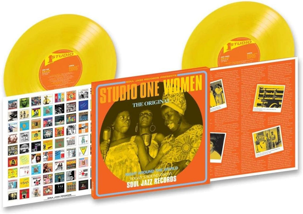 Various-Reggae & Ska Studio One Women - Yellow Vinyl - Sealed UK 2-LP vinyl record set (Double LP Album) SJRLP121C