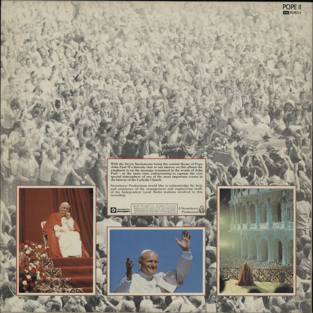 Various-Religious His Holiness Pope John Paul II Visit to the UK 1982 UK vinyl LP album (LP record)