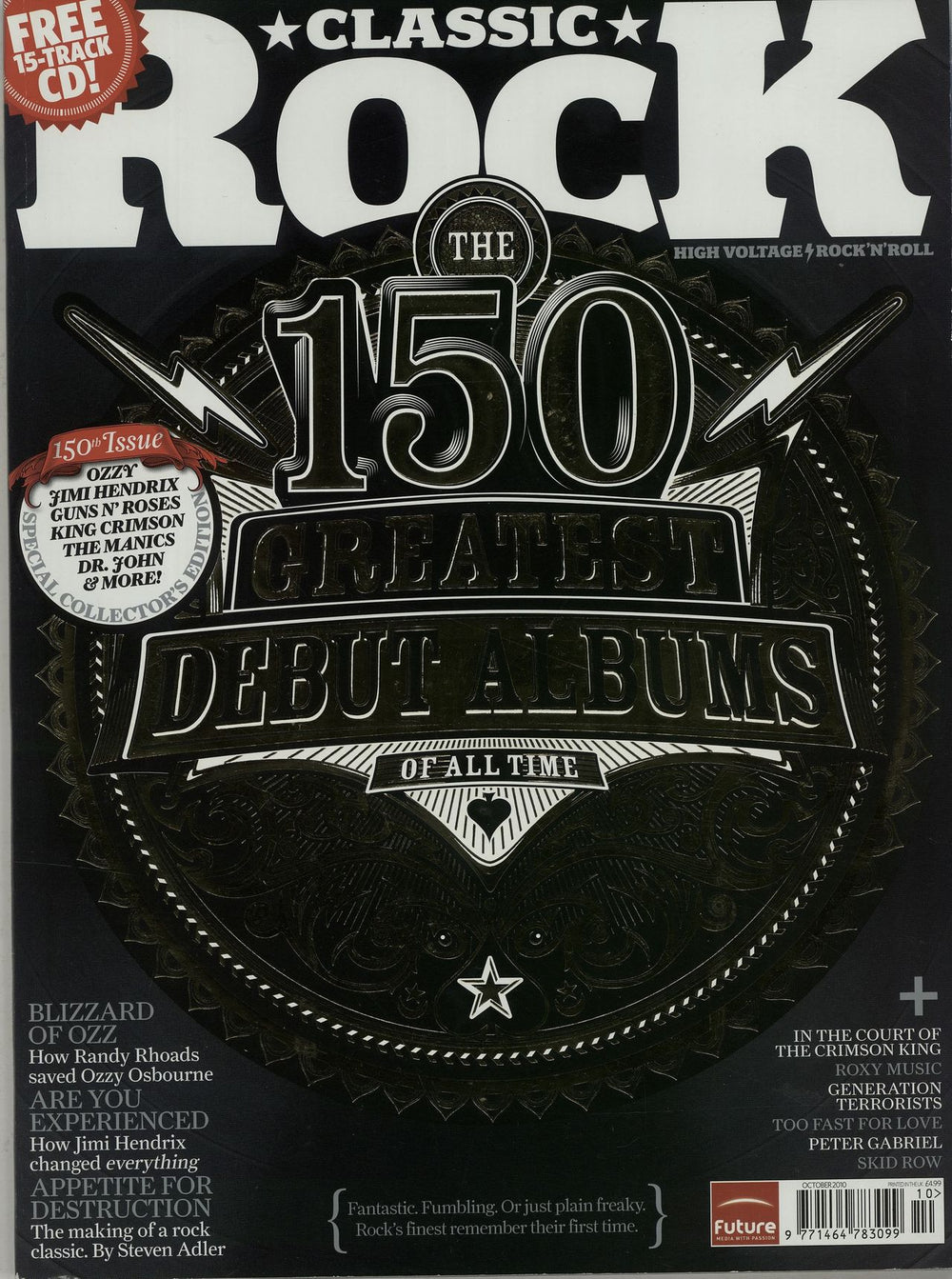 Various-Rock & Metal Classic Rock - 150th Issue UK magazine OCTOBER 2010