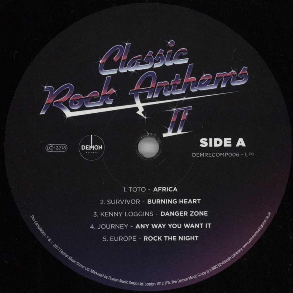 Various-Rock & Metal Classic Rock Anthems II - 180gm Vinyl - EX UK 2-LP vinyl record set (Double LP Album) RVA2LCL820309