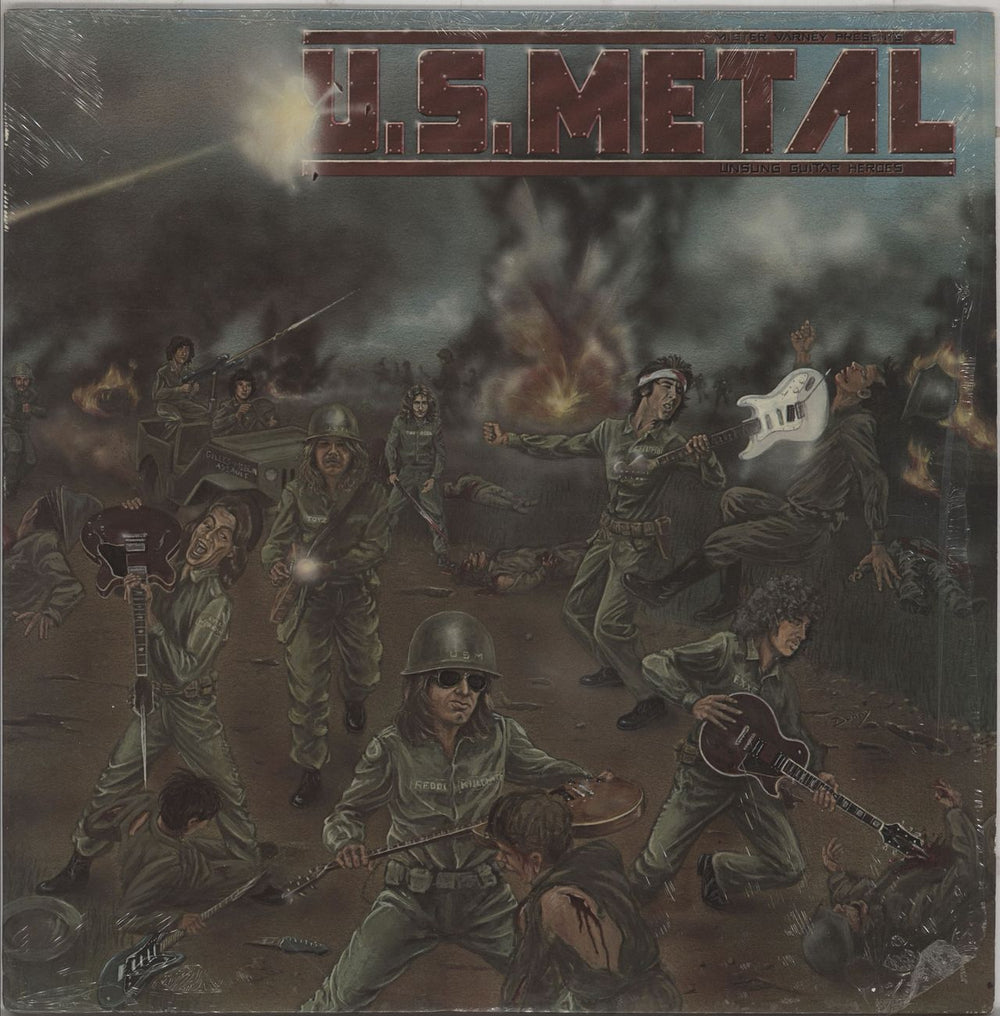 Various-Rock & Metal U.S. Metal US vinyl LP album (LP record) 1001