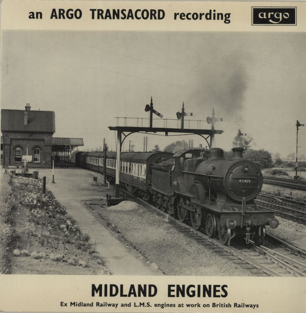 Various-Trains Midland Engines EP UK 7" vinyl single (7 inch record / 45) EAF127