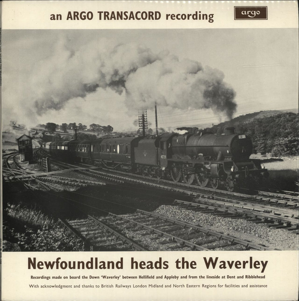 Various-Trains Newfoundland Heads The Waverley UK vinyl LP album (LP record) ZTR106