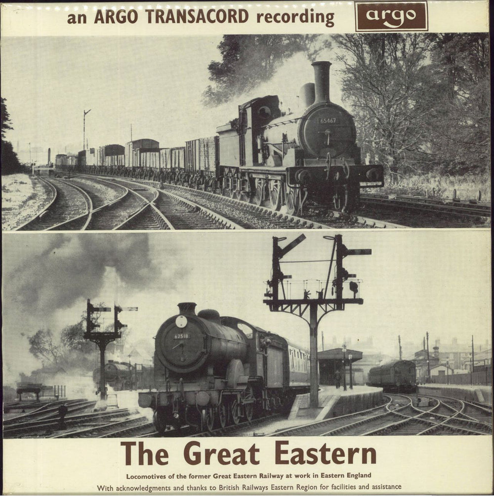 Various-Trains The Great Eastern UK vinyl LP album (LP record) TR107