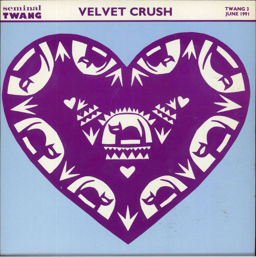 Velvet Crush Ash And Earth UK 7" vinyl single (7 inch record / 45) TWANG3