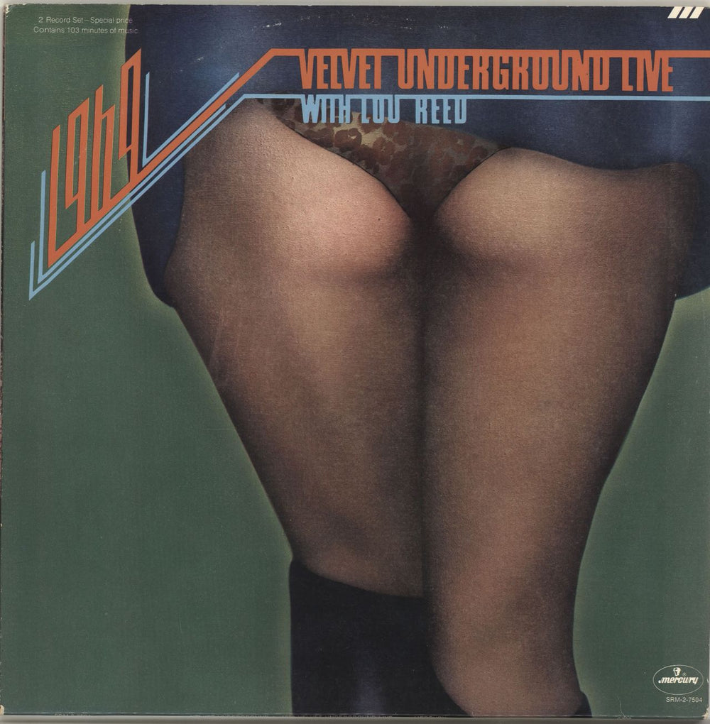 Velvet Underground 1969 Velvet Underground Live - 'skyscraper' label US 2-LP vinyl record set (Double LP Album) SRM-2-7504