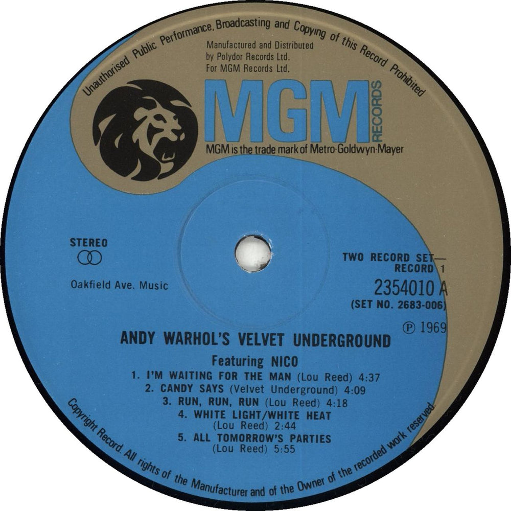 Velvet Underground Andy Warhol's Velvet Underground Featuring Nico - Fully Laminated Sleeve UK 2-LP vinyl record set (Double LP Album) VUN2LAN707355