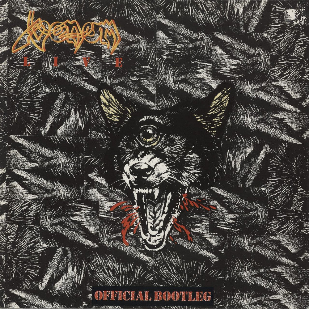 Venom Live Official Bootleg UK vinyl LP album (LP record) APK12
