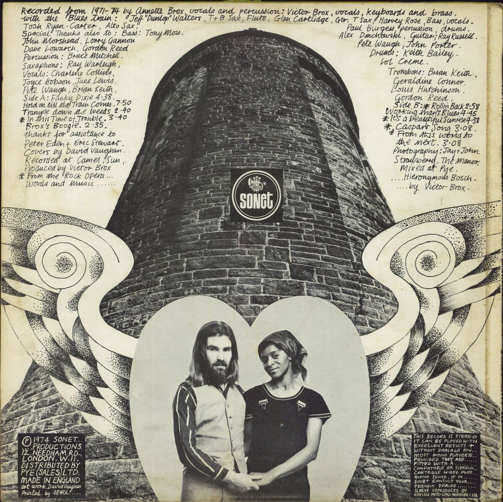 Victor Brox And Annette Brox Rollin' Back! UK vinyl LP album (LP record)